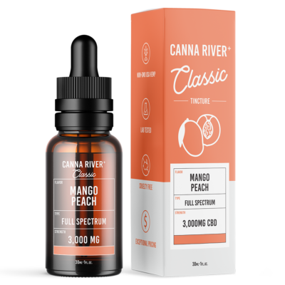 Canna River Mango Peach CBD Tincture