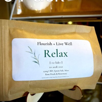 Flourish + Live Well CBD Relax Bath Salts - 6 Pack